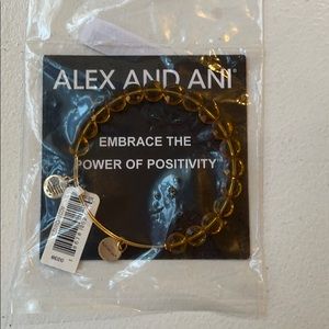 Alex and Ani Dark Topaz Bravelet